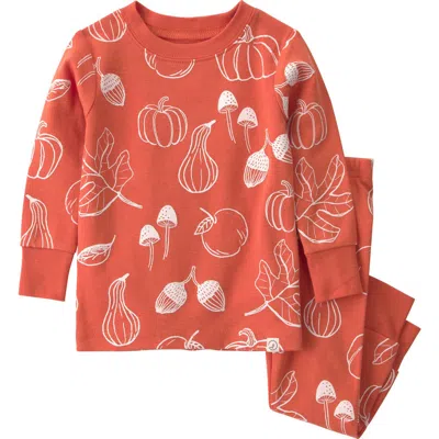 Little Planet Babies'  Printed Fitted Two-piece Organic Cotton Pajamas In Multi