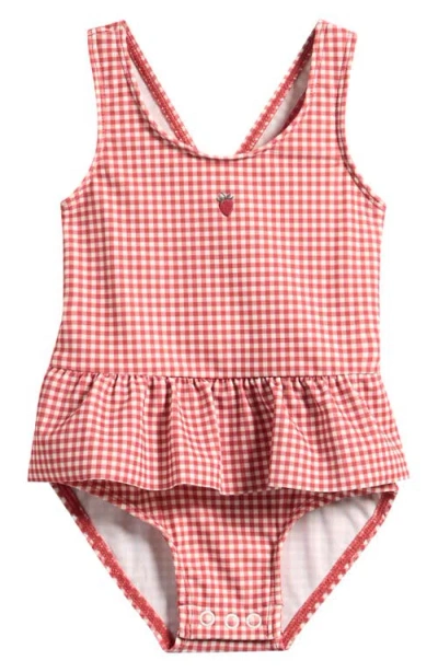 Little Planet Babies'  Skirted One-piece Swimsuit In Pink