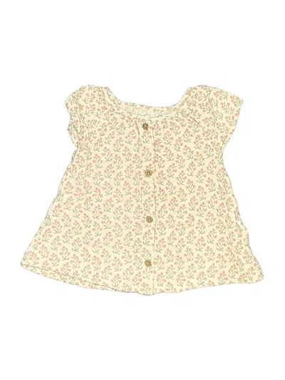 Pre-owned Little Planet Kids' Sleeveless Blouse In White