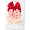 Little Poppy Co Babies'  The Bow Clip Set In 982