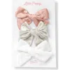 Little Poppy Co Babies'  The Bow Clip Set In The Samantha