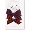 Little Poppy Co Babies'  The Bow Clip Set In The Willow