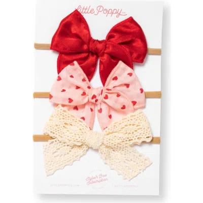 Little Poppy Co Babies'  The Headband Bow Set In 961