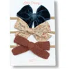 Little Poppy Co Babies'  The Headband Bow Set In The Amelia