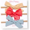 Little Poppy Co Babies'  The Headband Mini Bow Set In Multi