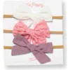 Little Poppy Co Babies'  The Headband Mini Bow Set In Multi
