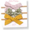 Little Poppy Co Babies'  The Headband Mini Bow Set In Multi