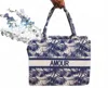 Little Secret Of Mine Women's Amour Tropical Pattern Tote Bag In Navy In Blue