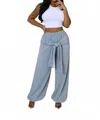 Little Secret Of Mine Women's High Waisted Pants In Gray In Gray