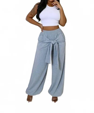 Little Secret Of Mine Women's High Waisted Pants In Gray