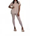 Little Secret Of Mine Women's Soft Ladies Loungewear Set In Ash Mocha In Multi