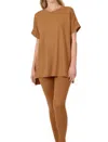Little Secret Of Mine Women's Soft Ladies Loungewear Set In Brown In Brown