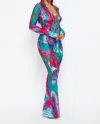 Little Secret Of Mine Women's Wide Leg Two Piece Set In Multi In Multi