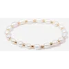 Little Sky Stone Avery Pearl Bead Bracelet In White