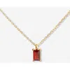 Little Sky Stone Birthstone Necklace In Garnet/january