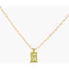 Little Sky Stone Birthstone Necklace In Peridot/august