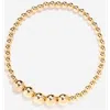Little Sky Stone Eva Gold Bead Bracelet In Gold
