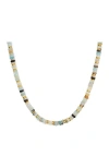 Little Sky Stone Lila Mixed Gemstone Necklace In Multi
