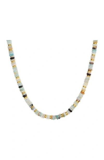 Little Sky Stone Lila Mixed Gemstone Necklace In Multi