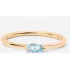 Little Sky Stone Marquise Birthstone Ring In Blue