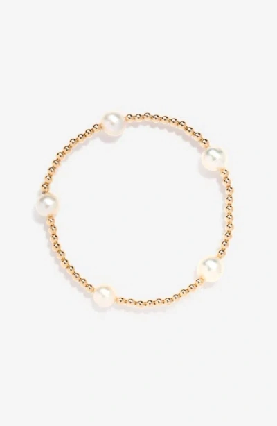 LITTLE SKY STONE LITTLE SKY STONE MULTI-PEARL BEAD BRACELET