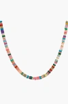 Little Sky Stone Olivia Gemstone Necklace In Multicolored