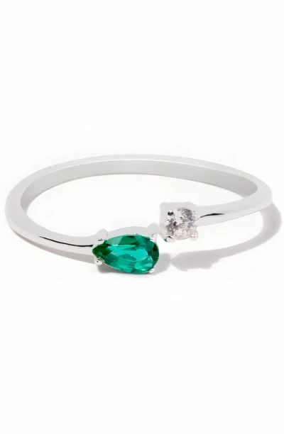 Little Sky Stone Serpentine Ring In Metallic
