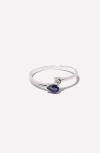 Little Sky Stone Serpentine Ring In Metallic