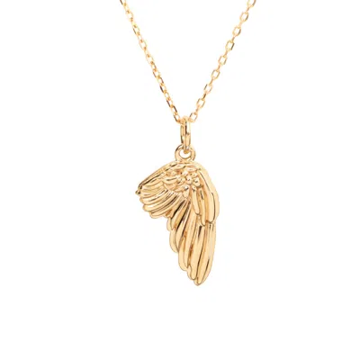 Little Sky Stone Women's Gold Angel Wing Necklace