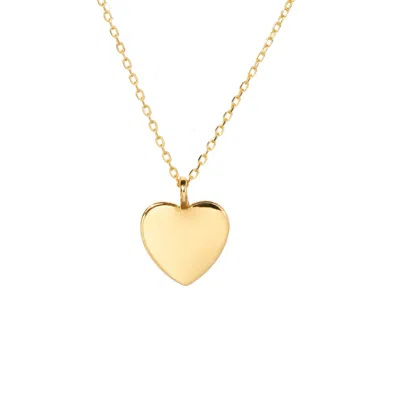 Little Sky Stone Women's Gold Lev Heart Necklace