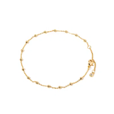 Little Sky Stone Women's Gold Satellite Chain Anklet