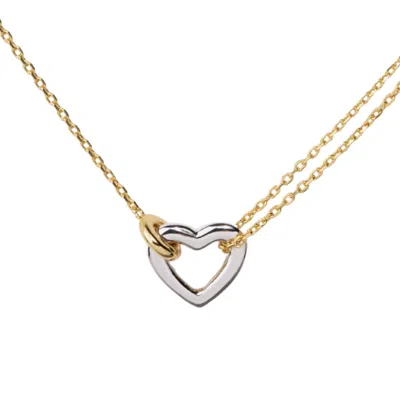 Little Sky Stone Women's Gold / Silver Emma Heart Necklace