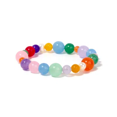 Little Sky Stone Women's Multicolor Beaded Gemstone Bracelet