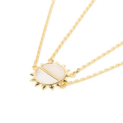 Little Sky Stone Women's You Are My Sunshine Bff Necklace