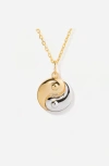 Little Sky Stone Yin Yang Necklace