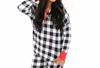 Little Sleepies Pajama Set In Buffalo Plaid In Multi