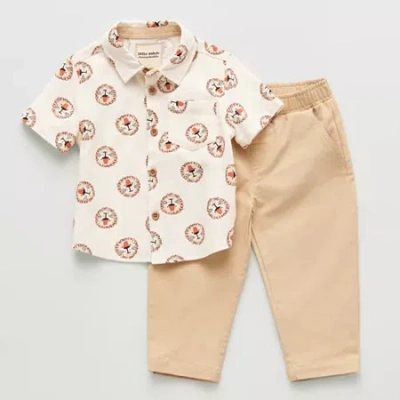 Little Stitch Baby Boys 2-pc. Pant Set In Multi