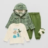 Little Stitch Baby Boys 4-pc. Pant Set In Green