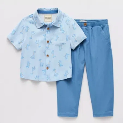 Little Stitch Babies' Toddler Boys 2-pc. Pant Set In Blue