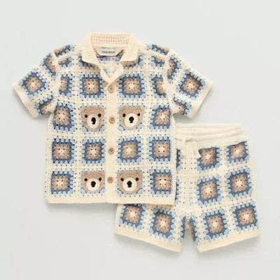 Little Stitch Babies' Toddler Boys 2-pc. Short Set In Neutral