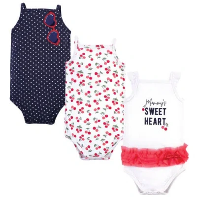 Little Treasure Babies'  3pk Sleeveless Bodysuits In Multi