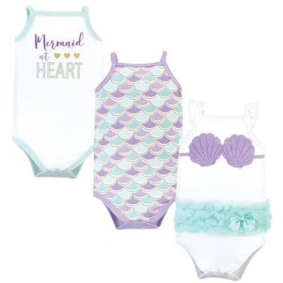 Little Treasure Babies'  3pk Sleeveless Bodysuits In Multi
