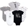 Little Treasure Babies'  5pk Bodysuits In Multi