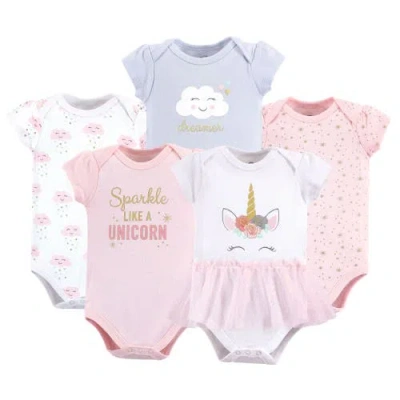 Little Treasure Babies'  5pk Bodysuits In Multi