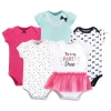 Little Treasure Babies'  5pk Bodysuits In Multi