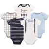 Little Treasure Babies'  5pk Bodysuits In Multi
