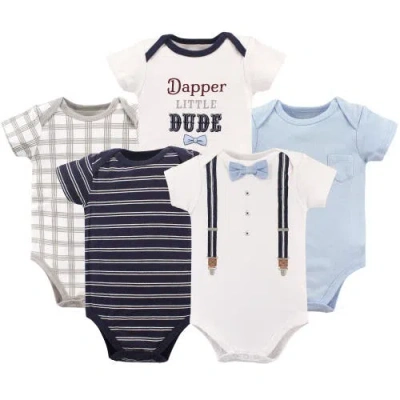 Little Treasure Babies'  5pk Bodysuits In Multi