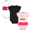Little Treasure Babies'  Breathable Cotton Bodysuits In Multi