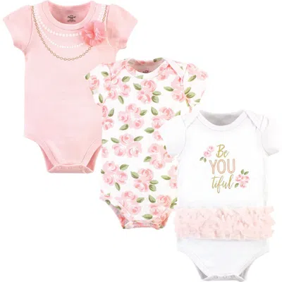 Little Treasure Babies'  Breathable Cotton Bodysuits In Multi