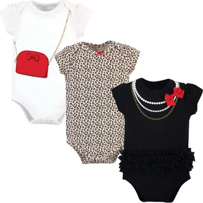 Little Treasure Babies'  Breathable Cotton Bodysuits In Multi